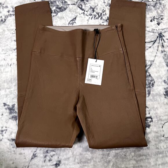 Theory Yoke Legging in Leather Sz 00 - Picture 3 of 8
